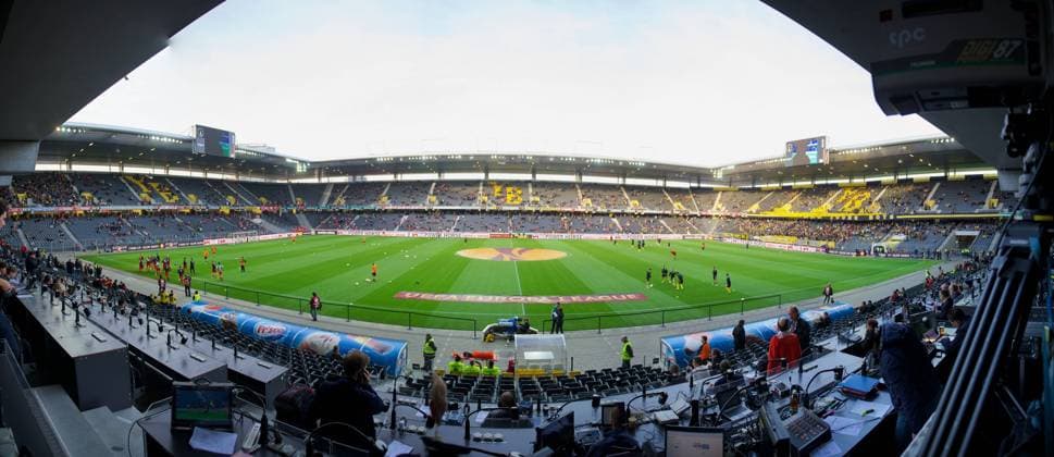 Fußball, Frauen EM 2025, Sportstätte, Stadion Wankdorf in Bern Football - soccer: UEFA Europa League, BSC Young Boys Bern, A general view of the Wankdorf Stadion before the UEFA Europa League Group A match. xHOCHxZWEIx xPropagandax 