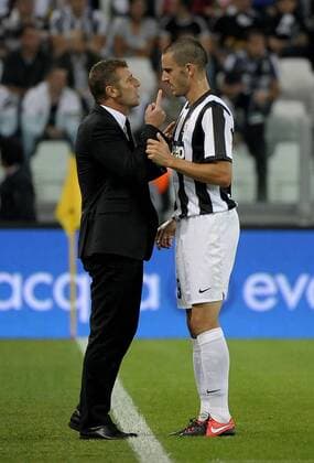 Massimo Carrera Leonardo Bonucci Juventus Torino 22 9 2012 Juventus Stadium Football Calcio 2012 2013 Serie A Juventus Vs Chievo Verona Foto Federico Tardito Insidefoto federicoxtardito