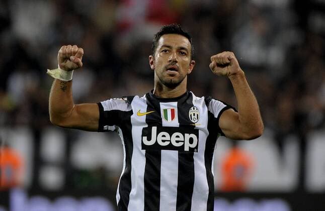 Esultanza di Fabio Quagliarella Juventus dopo il gol Goal Celebration Torino 22 9 2012 Juventus Stadium Football Calcio 2012 2013 Serie A Juventus Vs Chievo Verona Foto Federico Tardito Insidefoto federicoxtardito