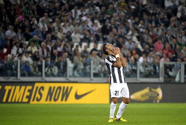 Fabbio Quagliarella Juventus Torino 22 9 2012 Juventus Stadium Football Calcio 2012 2013 Serie A Juventus Vs Chievo Verona Foto Federico Tardito Insidefoto federicoxtardito