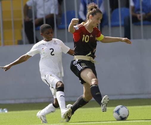 Fifa U 17 Women World Cup 2012 -- Germany - Ghana -- in Baku - Sara DÄBRITZ und Naomi ANIMA