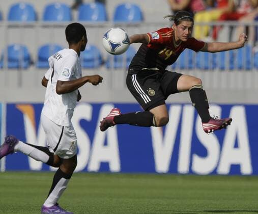 Fifa U 17 Women World Cup 2012 -- Germany - Ghana -- in Baku - 14 - Wibke MEISTER.