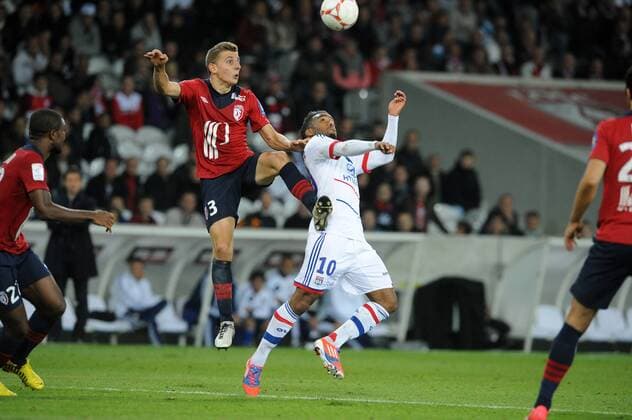 Lucas Digne (Lille) Alexandre Lacazette (Lyon), OSC Lille (LOSC) - Olympique Lyon xNxLeGouic FEPx 