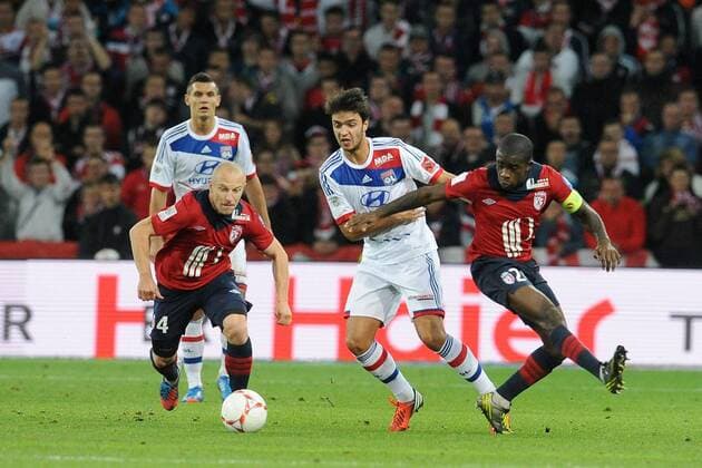 Florent Balmont - Rio Mavuba (Lille) Clement Grenier (Lyon), OSC Lille (LOSC) - Olympique Lyon xNxLeGouic FEPx 