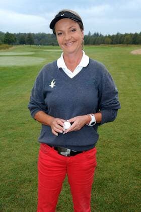 Marianne Kreuzer ( GER Redaktionsleiterin Bayerisches TV ) anläßlich des Eagle-Benefizturniers Hänsel und Gretel Charity Cup am 24.09.2012 im Goldclub Scheibenhart, Karlsruhe.