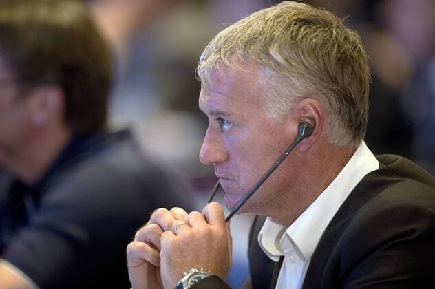 Didier Deschamps ( Nationaltrainer Frankreich ) FUSSBALL: Analyse der EURO 2012 während der Nationaltrainer-Konferenz der UEFA in Warschau - 24 09 2012 Mediasport Panoramic 
