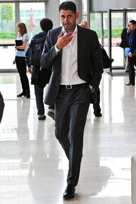 Fernando Hierro, Manager Real Madrid CF UEFA Trainerkonferenz im HILTON Hotel in Warschau  DSC_4141