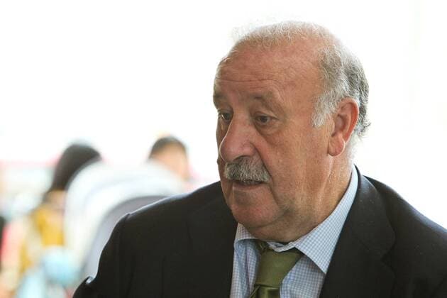Vicente del Bosque, Nationaltrainer Spanien UEFA Trainerkonferenz im HILTON Hotel in Warschau  LKFT4228