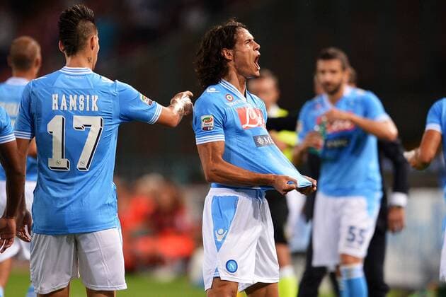 Edinson Cavani, Napoli Calcio Serie A 2012 2013 SSC Napoli - Lazio Rom andreaxstaccioli