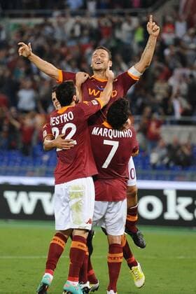 Francesco Totti (Roma) Calcio Serie A 2012 2013 AS Rom - Sampdoria Genua AntoniettaxBaldassarre