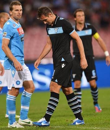 Delusione di Miroslav Klose Lazio SSC Neapel - Lazio Rom ---xAndreaxStacciolixInsidefotox andreaxstaccioli
