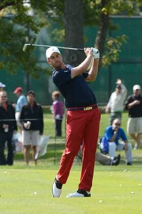 26 September 2012: Web Simpson hitting from the fairway during a practice round for the 2012 Ryder Cup at Medinah Country Club, Medinah, Il GOLF: SEP 26 PGA Golf Herren - Ryder Cup - Practice Round Icon484092620122852 EDITORIAL USE ONLY