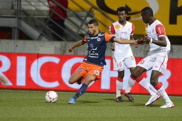Younes BELHANDA (Montpellier) FOOTBALL : Nancy vs Montpellier - Ligue 1 - Championnat de France 2012 2013 - 29 09 2012 - G.Ramon PanoramiC 