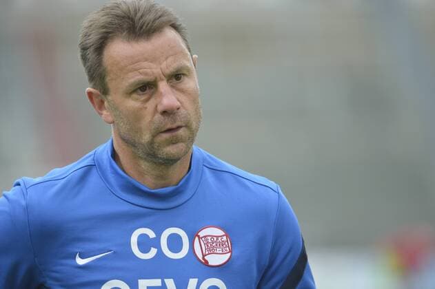 Fußball, Trainerhistorie, Kickers Offenbach Manfred Binz, CoTrainer (Kickers Offenbach), Porträt, SpVgg Unterhaching vs. Kickers Offenbach, Unterhaching, Sportpark, Sport, Ballsport, Fussball, Bundesliga 3