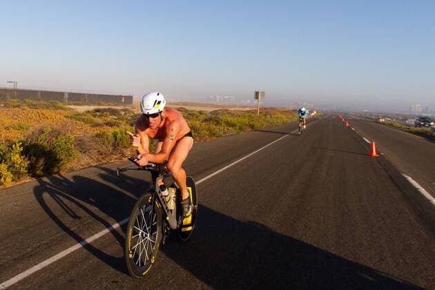 Sept. 30, 2012 - Corondo, CA, US - Lance Armstrong, whom the U.S. Anti-Doping Agency handed a lifetime ban in August, took part in the Superfrog Triathlon in Coronado, California. While banned from sanctioned events falling under the umbrella of the World Anti-Doping AgencyÃ s jurisdiction, Armstrong is free to compete in events like Superfrog. After the race on Sept. 30, Trident Endurance Sports, LLC will host a fundraising Q A with Lance Armstrong to benefit the Navy SEAL Foundation and the Livestrong Foundation. Banned Armstrong races in Superfrog triathlon - ZUMAf22