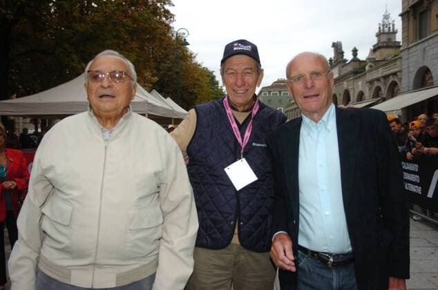 Giro di Lombardia 2012 - Felice Gimondi , Rudi Altig , Ercole Baldini , Bergamo 