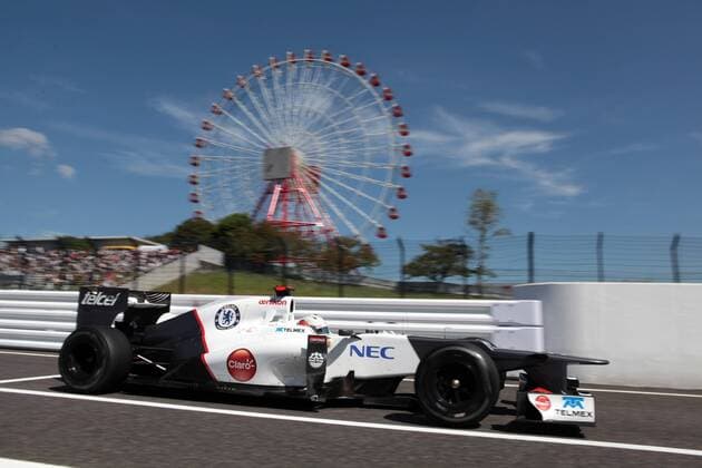 05.10.2012- Free Practice 1, Kamui Kobayashi (JAP) Sauber F1 Team C31 Japanese Grand Prix, Suzuka 4 - 7 October 2012 