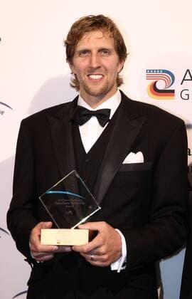 10 05 2012 - Dirk Nowitzki - Dirk Nowitzki receives the Transatlantic Partnership Award of the AmCham Germany for his social engagement in Berlin, Germany Transatlantic Partnership Award , 2012 
