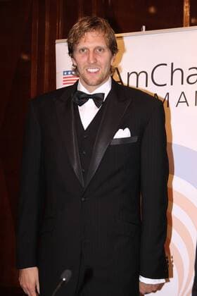 10 05 2012 - Dirk Nowitzki - Dirk Nowitzki receives the Transatlantic Partnership Award of the AmCham Germany for his social engagement in Berlin, Germany Transatlantic Partnership Award , 2012 