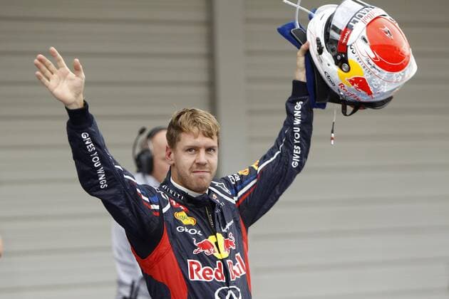Motorsports: FIA Formula One World Championship 2012, Grand Prix of Japan, 1 Sebastian Vettel (GER, Red Bull Racing), xHOCHxZWEIx