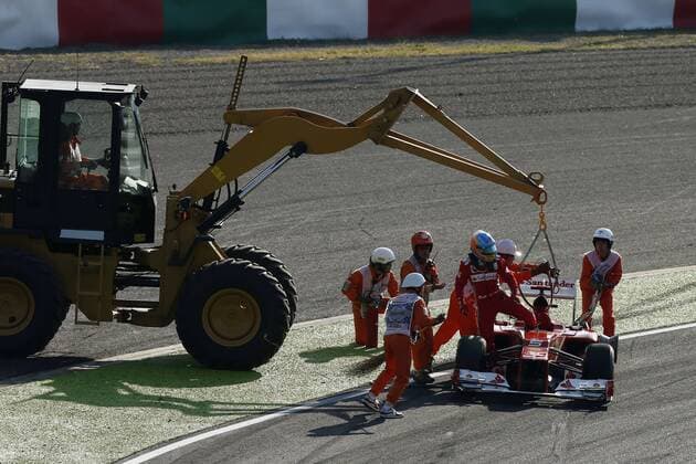 Motorsports: FIA Formula One World Championship 2012, Grand Prix of Japan, 5 Fernando Alonso (ESP, Scuderia Ferrari), xHOCHxZWEIx