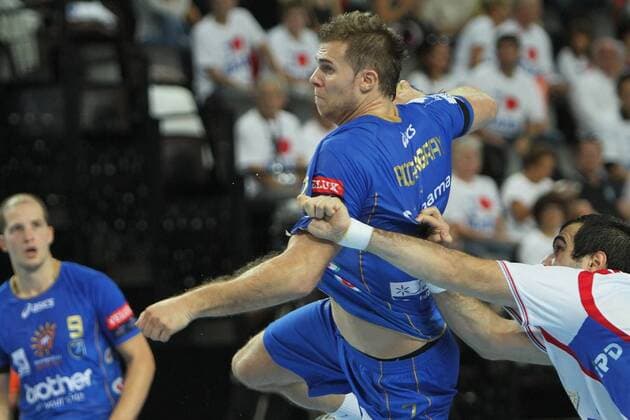 William ACCAMBRAY HANDBALL: Montpellier HB - CB Ademar Leon. Ligue des Champions - 07 10 2012 xRichardxGosselinx 