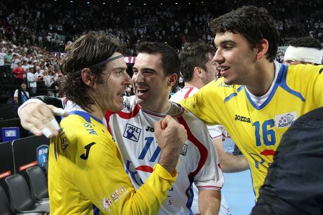 Jubel Leon HANDBALL: Montpellier HB - CB Ademar Leon. Ligue des Champions - 07 10 2012 xRichardxGosselinx 