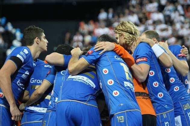 illustration equipe montpellier HANDBALL : Montpellier HB vs Leon - Ligue des Champions - 07 10 2012 RichardGosselin Panoramic 