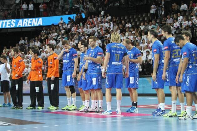 illustration equipe montpellier HANDBALL : Montpellier HB vs Leon - Ligue des Champions - 07 10 2012 RichardGosselin Panoramic 