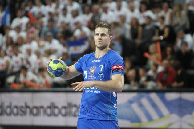 William ACCAMBRAY HANDBALL : Montpellier HB vs Leon - Ligue des Champions - 07 10 2012 RichardGosselin Panoramic 