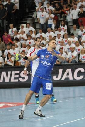 William ACCAMBRAY HANDBALL : Montpellier HB vs Leon - Ligue des Champions - 07 10 2012 RichardGosselin Panoramic 