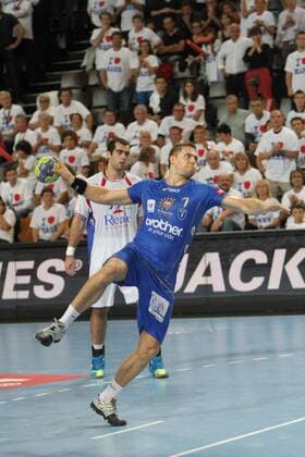 William ACCAMBRAY HANDBALL : Montpellier HB vs Leon - Ligue des Champions - 07 10 2012 RichardGosselin Panoramic 