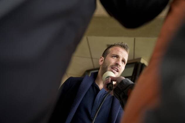 Rafael van der Vaart Arrival Dutch team Arrival Dutch team players 2012 2013 xVIxVI-Imagesx xLaurensxLindhoutxIVx 1185443