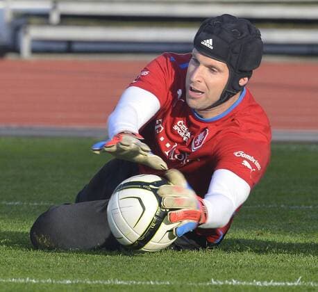 Training of the Czech national soccer team ahead of the World Cup qualification matches against Malta and Bulgaria in Prague, Czech Republic on October 8, 2012. Goalkeeper Petr Cech. (CTKxPhoto MichalxDolezal) CTKPhotoP201210080736001  dol 14