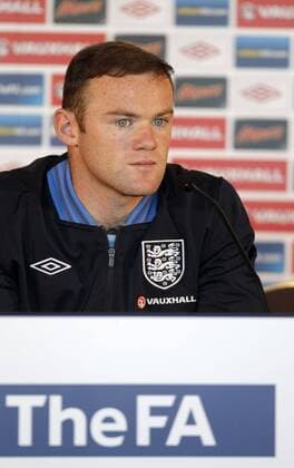 The official opening of St Georges Park, Burton Upon Trent. Wayne Rooney at the press conference. Picture Malcolm Couzens Sportimage EDITORIAL USE ONLY. No use with unauthorised audio, video, data, fixture lists, club league logos or live services. Online in-match use limited to 120 images, no video emulation. No use in betting, games or single club league player publications.