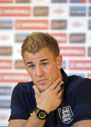 The official opening of St Georges Park, Burton Upon Trent. Joe Hart at the press conference. Picture Malcolm Couzens Sportimage EDITORIAL USE ONLY. No use with unauthorised audio, video, data, fixture lists, club league logos or live services. Online in-match use limited to 120 images, no video emulation. No use in betting, games or single club league player publications.