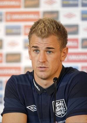 The official opening of St Georges Park, Burton Upon Trent. Joe Hart at the press conference. Picture Malcolm Couzens Sportimage EDITORIAL USE ONLY. No use with unauthorised audio, video, data, fixture lists, club league logos or live services. Online in-match use limited to 120 images, no video emulation. No use in betting, games or single club league player publications.