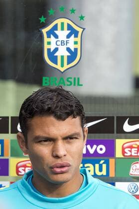 WROCLAW - 10.10.2012 - Training Brasilien - Thiago Silva -- Newspix.pl  BOR_20121010_3426