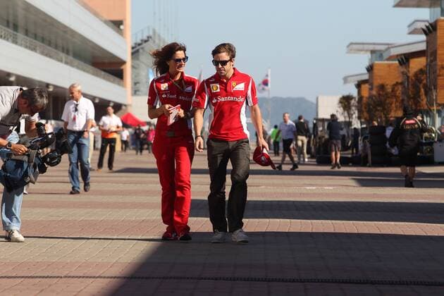 11.10.2012- Fernando Alonso (ESP) Scuderia Ferrari F2012 