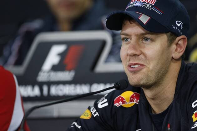 Motorsports: FIA Formula One World Championship 2012, Grand Prix of Korea, 1 Sebastian Vettel (GER, Red Bull Racing), xHOCHxZWEIx