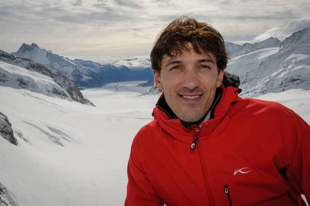 Fabian Cancellara (SUI) CYCLISME : Fabien Cancellara - Jungfraujoch - 11 10 2012 Panoramic Panoramic 