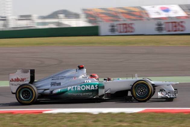 12.10.2012- Free Practice 1, Michael Schumacher (GER) Mercedes AMG F1 W03 