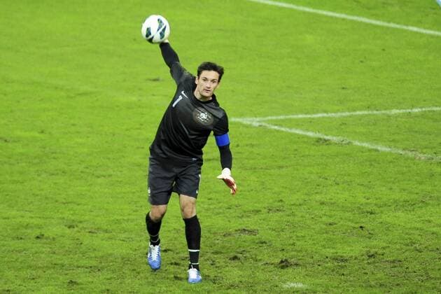 Hugo Lloris (Fra) FOOTBALL : France vs Japon - match amical - 12 10 2012 JBAutissier Panoramic 