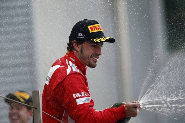 Motorsports: FIA Formula One World Championship 2012, Grand Prix of Korea, 5 Fernando Alonso (ESP, Scuderia Ferrari), xHOCHxZWEIx