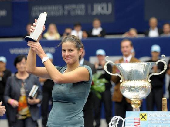 14.10.2012, TipsArena, Linz, AUT, WTA, Generali Ladies Linz, Finale, im Bild Julia Görges (GER)