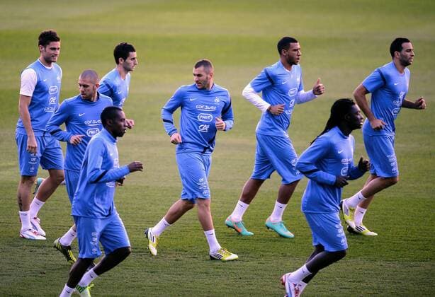 Karim BENZEMA - Stade Vicente CALDERON FUSSBALL - Training französische Nationalmannschaft - 15 10 2012 AnthonyBIBARDFEP 