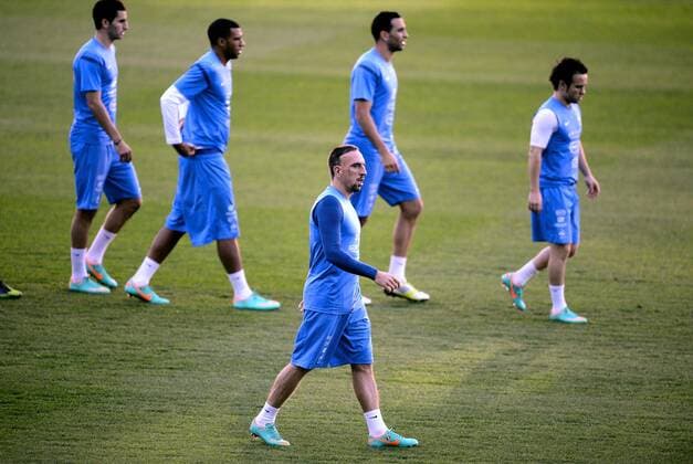 Franck RIBERY - Stade Vicente CALDERON FUSSBALL - Training französische Nationalmannschaft - 15 10 2012 AnthonyBIBARDFEP 