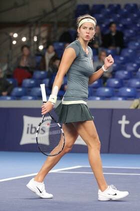 16.10.2012 Tennis WTA Tennis Damen Turnier BGLBNPParibas Open Tennis Damen (WTA) Runde 1 Saison 2012 Julia GÖRGES (Deutschland - GER, Setzliste 2) - Jubel, geballte Faust