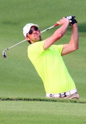 Oct. 19, 2012 - Oct 19, 2012; Haikou, CHINA; Michael Phelps attends the 2012 Mission Hills World Celebrity Pro-Am golf tournament at the Mission Hills Golf Club. Sports News - Oct. 19, 2012  - ZUMAs11