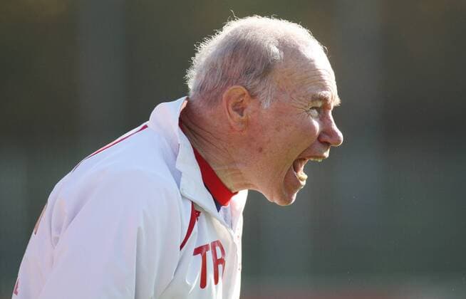 Trainer Karsten Wettberg (SV Seligenporten) Fussball Regionalliga Bayern Heimstetten 20.10.2012 FC Bayern II - SV Seligenporten